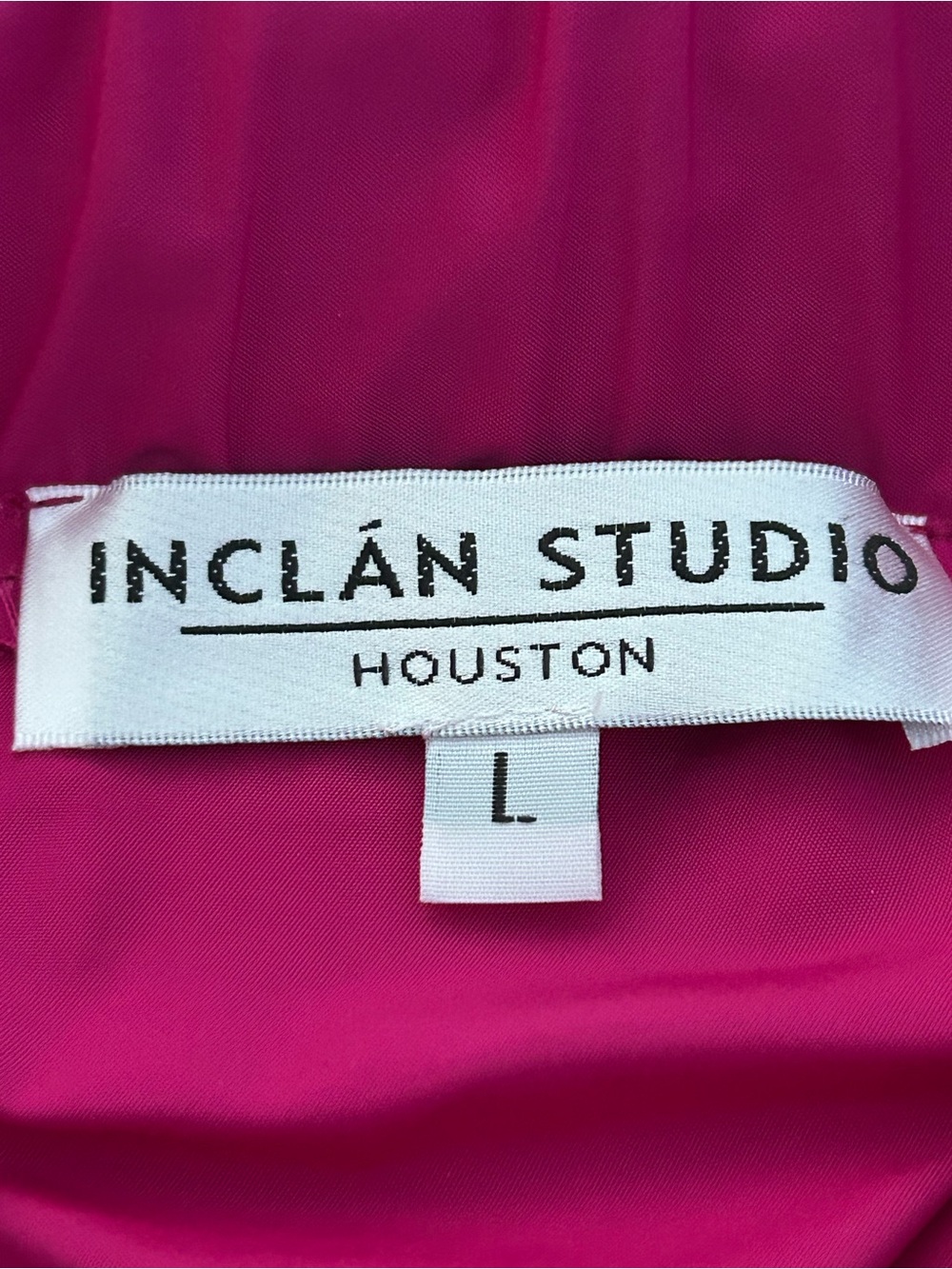 Inclan Studio Ruffle Top Pink Size L - Picture 4 of 11